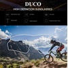 image:imageDUCO Polarized Sports Cycling Sunglasses for Men with 5 Interchangeable Lenses for Running Golf Fishing Hiking Baseball