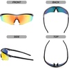 image:imageDUCO Polarized Sports Cycling Sunglasses for Men with 5 Interchangeable Lenses for Running Golf Fishing Hiking Baseball