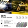 image:imageDUCO Polarized Sports HD Night Vision Glasses for Men Nighttime Driving Glasses TR90 FrameDC0023 Black Frame Yellow Lens