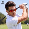 image:imageDUCO Polarized Sports Sunglasses for Men Women UV400 Protection Sun Glasses for Cycling Fishing Running and Driving F101Shine Black Frame Revo Orange Lens