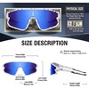 image:imageDUCO Polarized Sports Sunglasses for Men and Women Protection Ideal for Fishing Cycling and Running Mountain Biking DC0046White Frame Black Dot Revo Blue Lens