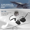image:imageDUCO Polarized Sunglasses Men Women Retro Classic Square Sun Glasses Oversized Vintage Metal Frame Trendy Shades DC3033
