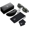 image:imageDUCO Polarized Sunglasses Mens Ultralight Carbon Fiber Sun Glasses for Men Driving Sports Fishing UV400 Protection DC8277Black Frame Dark Green Lens