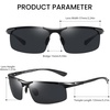 image:imageDUCO Polarized Sunglasses Mens Ultralight Carbon Fiber Sun Glasses for Men Driving Sports Fishing UV400 Protection DC8277Black Frame Grey Lens