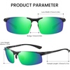 image:imageDUCO Polarized Sunglasses Mens Ultralight Carbon Fiber Sun Glasses for Men Driving Sports Fishing UV400 Protection DC8277Black Frame Revo Green Lens