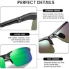 image:imageDUCO Polarized Sunglasses Mens Ultralight Carbon Fiber Sun Glasses for Men Driving Sports Fishing UV400 Protection DC8277Black Frame Revo Green Lens