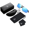 image:imageDUCO Polarized Sunglasses Mens Ultralight Carbon Fiber Sun Glasses for Men Driving Sports Fishing UV400 Protection DC8277Gunmetal Frame Blue Lens