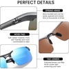 image:imageDUCO Polarized Sunglasses Mens Ultralight Carbon Fiber Sun Glasses for Men Driving Sports Fishing UV400 Protection DC8277Gunmetal Frame Blue Lens