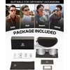 image:imageDUCO Polarized Sunglasses Mens Ultralight Carbon Fiber Sun Glasses for Men Driving Sports Fishing UV400 Protection DC8277Gunmetal Frame Silver Lens