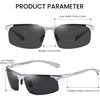 image:imageDUCO Polarized Sunglasses Mens Ultralight Carbon Fiber Sun Glasses for Men Driving Sports Fishing UV400 Protection DC8277Silver Frame Grey Lens