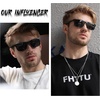 image:imageDUCO Polarized Sunglasses for Men Lightweight Carbon Fiber UV400 Protection Square Sun Glasses 8207Black