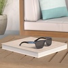 image:imageDUCO Polarized Sunglasses for Men Lightweight Carbon Fiber UV400 Protection Square Sun Glasses 8207Dark Blue Frame Grey Lens