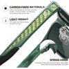 image:imageDUCO Polarized Sunglasses for Men Lightweight Carbon Fiber UV400 Protection Square Sun Glasses 8207Matte Green Frame Dark Green Lens