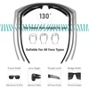 image:imageDUCO Polarized Sunglasses for Men Women UV400 Fishing Sunglasses F103  26G Lightweight TR90 Frame Wrap Around Sports Sunglasses for Driving Running CyclingBlackgrey