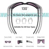 image:imageDUCO Polarized Sunglasses for Men Women UV400 Fishing Sunglasses F103  26G Lightweight TR90 Frame Wrap Around Sports Sunglasses for Driving Running CyclingBlackpurple