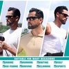 image:imageDUCO Polarized Sunglasses for Men Women UV400 Fishing Sunglasses F103  26G Lightweight TR90 Frame Wrap Around Sports Sunglasses for Driving Running CyclingBlackpurple