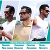 image:imageDUCO Polarized Sunglasses for Men Women UV400 Fishing Sunglasses F103  26G Lightweight TR90 Frame Wrap Around Sports Sunglasses for Driving Running CyclingBlackgrey