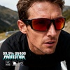 image:imageDUCO Polarized Sunglasses for Men Women UV400 Fishing Sunglasses F103  26G Lightweight TR90 Frame Wrap Around Sports Sunglasses for Driving Running CyclingBlackred