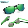 image:imageDUCO Polarized Sunglasses for Men Women UV400 Fishing Sunglasses F103  26G Lightweight TR90 Frame Wrap Around Sports Sunglasses for Driving Running CyclingBlackgreen