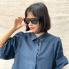 image:imageDUCO Retro Aviator Polarized Sunglasses Women Men Vintage Double Bridge Sun Glasses Classic Shades DC1208Black Frame Grey Lens