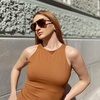 image:imageDUCO Retro Aviator Polarized Sunglasses Women Men Vintage Double Bridge Sun Glasses Classic Shades DC1208Brown Tortoise Brown Lens