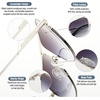image:imageDUCO Retro Aviator Sunglasses for Mens Womens SemiRimless NonPolarized Trendy Sun Glasses Metal Frame for Driving DC3035