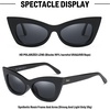 image:imageDUCO Small Cat Eye Sunglasses for Women Retro Polarized Narrow Sun Glasses W005
