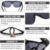 image:imageDUCO Sports Polarized Fit Over Sunglasses for Men Women Wrap Around Wear Over Glasses for Cycling FishingB Shine Black Frame Revo Gold Lens