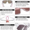 image:imageDUCO Sports Polarized Fit Over Sunglasses for Men Women Wrap Around Wear Over Glasses for Cycling FishingB Transparent Frame Revo Pink Lens