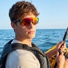 image:imageDUCO Sports Sunglasses NonPolarized UV400 Adults Running Shades DC0042Black Orange