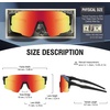 image:imageDUCO Sports Sunglasses NonPolarized UV400 Adults Running Shades DC0042Black Orange