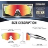 image:imageDUCO Sports Sunglasses NonPolarized UV400 Adults Running Shades DC0042White Orange