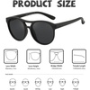 image:imageDUCO Sunglasses for Kids Boys Girls UV Protection Vintage Flexible Safety Polarized Sun Glasses with Strap DK030