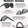 image:imageDUCO Sunglasses for Kids Boys Girls UV Protection Vintage Flexible Safety Polarized Sun Glasses with Strap DK030