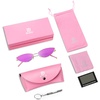 image:imageDUCO Vintage Oval Sunglasses for Women Small Triangle Polarized Sun Glasses Metal Frame and UV Protection W019Gold Frame Revo Purple Lens