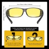 image:imageDUCO Wraparound Fitover Glasses 8953 Polarized Wear Over Night Vision Sunglasses for Men Women 8953Y4