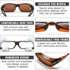 image:imageDUCO Wraparound Fitover Glasses 8953 Polarized Wear Over Night Vision Sunglasses for Men Women 8953Y6