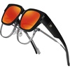 Black Frame Red Lens