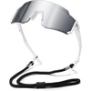26 White Frame Revo Silver Lens