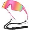 21 Pink Frame Revo Pink Lens