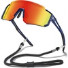05 Dark Blue Frame Revo Orange Lens