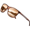 image:imageDUCO Mens Sports Polarized AlMg Metal Frame Sunglasses UV Protection Sunglasses for Men 8200Brown