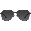 image:imageDUCO Mens Sunglasses Retro Oversized Metal Frame Vintage Polarized Sunglasses for Women Fashion Shades UV Protection DC3039Black Frame Grey Lens
