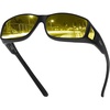 image:imageDUCO Night Driving Glasses Night Vision Glasses Fit Over Glasses for Men Women Polarized AntiGlare Pro Yellow Lens 8953YC01black Frame Night Vision Lens