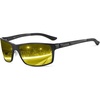 image:imageDUCO Night Vision Glasses For Men Night Time Driving Glasses For Men Anti Glare Black Square 9018Y Black Frame Night Vision Lens