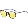 image:imageDUCO Night Vision Glasses for Men Women Round Anti Glare Glasses Night Driving Polarized UV400 Protection 305Y
