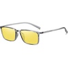 image:imageDUCO Night Vision Glasses for Men and Women Anti Glare Night Driving Glasses Polarized UV400 Protection 306Y