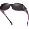 08 M Purple Tortoise Frame Grey