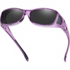 M Clear Purple Frame Grey