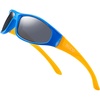 image:imageDUCO Polarized Kids Sunglasses with Strap 410 Age  22g K001  UV400 Protection Sports Glasses for Boys Girls Impactresistant Running Shades for Cycling SoftballK001blue Grey for Age 610